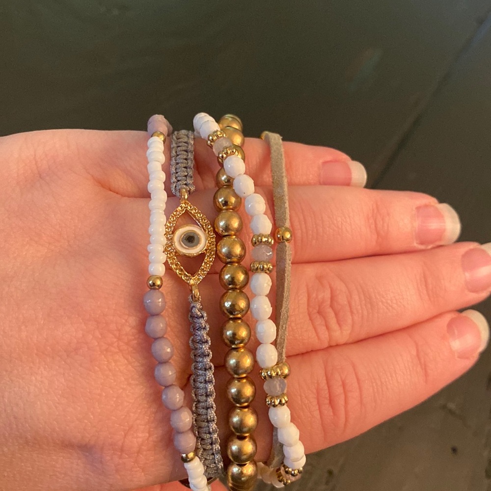 Evil Eye Bracelet Set